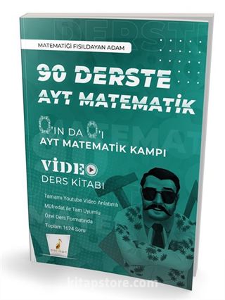 0'ın da 0'ı 90 Derste AYT Matematik Kampı Video Ders Kitabı