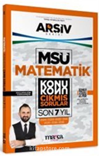 MSÜ Matematik Konu Konu Çıkmış Sorular Son 7 Yıl