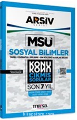 MSÜ Sosyal Bilimler Konu Konu Çıkmış Sorular Son 7 Yıl