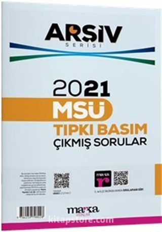 2021 MSÜ Arşiv Serisi Tıpkı Basım Çıkmış Sorular Tamamı Video Çözümlü