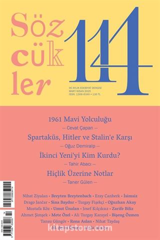 Sözcükler Dergisi 114. Sayı (Mart-Nisan 2025)