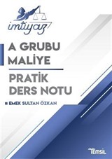 İmtiyaz Maliye A Grubu Pratik Ders Notu