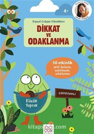 Dikkat ve Odaklanma Çıkartmalı Kişisel Gelişim Etkinlikleri