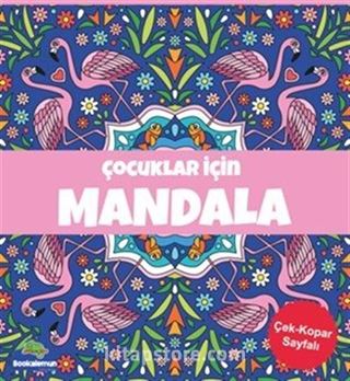 Çocuklar İçin Mandala (Lacivert)