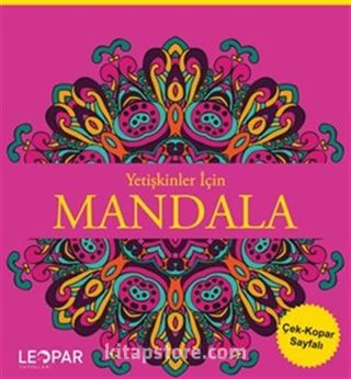 Yetişkinler İçin Mandala (Pembe)