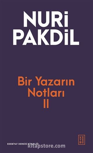 Bir Yazarın Notları 2
