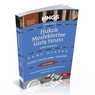 HMGS Hukuk Mesleklerine Giriş Sınavı Soru Bankası Kamu Hukuku İdari Yargılama Hukuku
