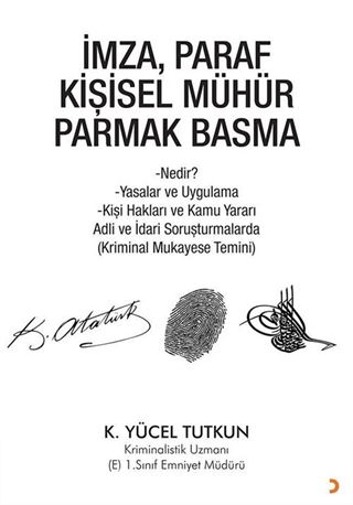 İmza, Paraf Kişisel Mühür Parmak Basma