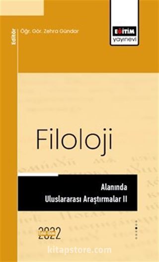 Filoloji Alanında Uluslararası Araştırmalar II