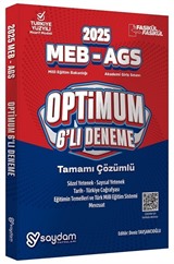 2025 MEB-AGS Optimum 6 Deneme Fasikül Çözümlü
