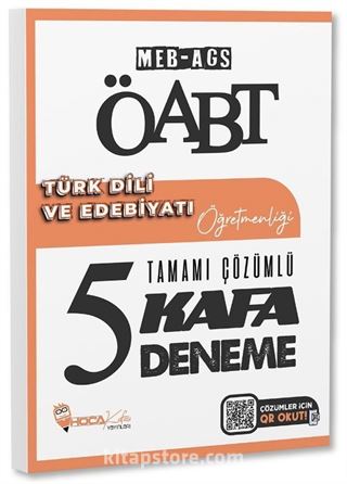 ÖABT MEB-AGS Türk Dili ve Edebiyatı Öğretmenliği 5 Kafa Deneme Çözümlü