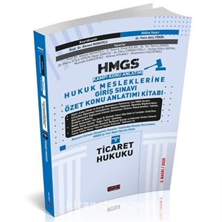 HMGS Özet Konu Anlatımı Ticaret Hukuku