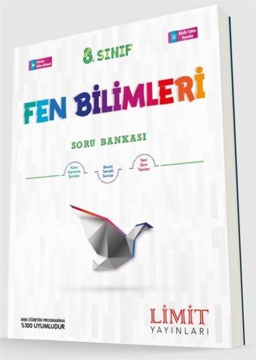 8. Sınıf Fen Bilimleri Soru Bankası Limit Yayınları