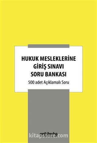 Hukuk Mesleklerine Giriş Sınavı Soru Bankası