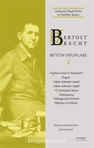 Bertolt Brecht Bütün Oyunları 2 (Ciltli)