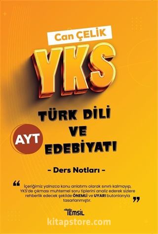 YKS Türk Dili ve Edebiyatı Ders Notları