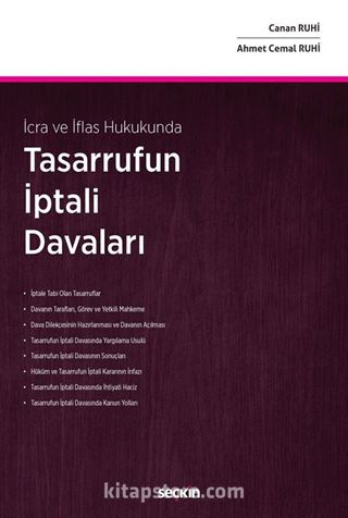 İcra ve İflas Hukukunda - Tasarrufun İptali Davaları