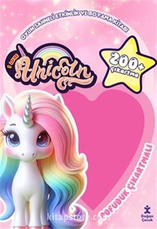 I Love Unicorn / Pofuduk Çıkartmalı Etkinlik Kitabı