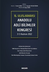 16. Uluslararası Anadolu Adli Bilimler Kongresi 3 - 5 Haziran 2022