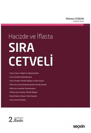 Hacizde ve İflasta Sıra Cetveli