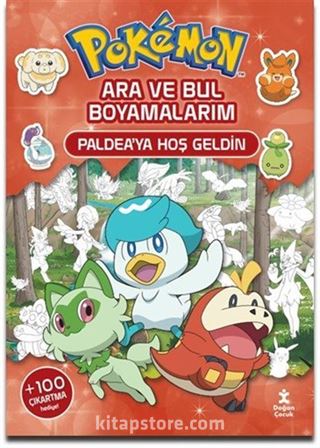 Pokémon - Ara ve Bul Boyamalarım - Paldea'ya Hoş Geldin