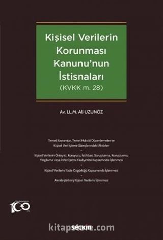 Kişisel Verilerin Korunması Kanununun İstisnaları