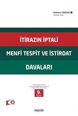 İtirazın İptali Menfi Tespit İstirdat Davaları