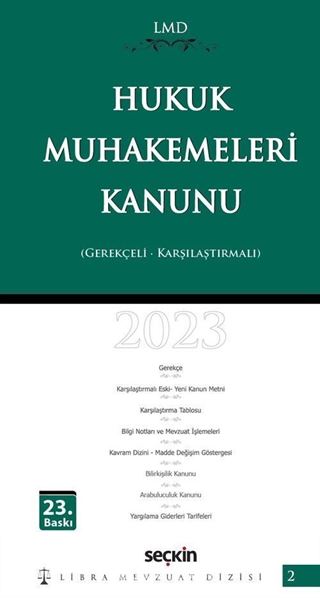 Karşılaştırmalı - Gerekçeli Hukuk Muhakemeleri Kanunu / LMD-2 Libra Mevzuat Dizisi