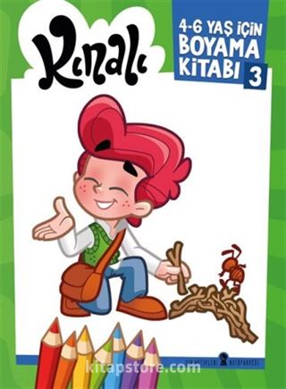 Kınalı 4-6 yaş için Boyama Kitabı 3