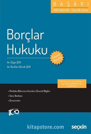 BAŞARI Borçlar Hukuku Adli Hakimlik - Savcılık Sınavı