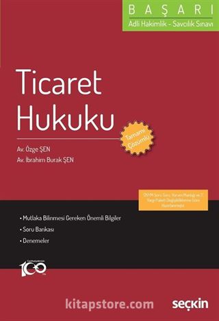 Adli Hakimlik Savcılık Sınavı BAŞARI - Ticaret Hukuku