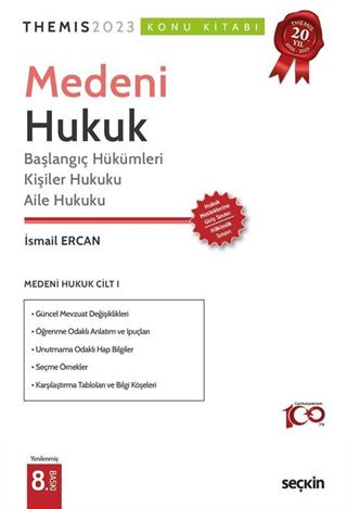 THEMIS - Medeni Hukuk C: 1  Konu Kitabı