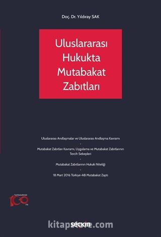 Uluslararası Hukukta Mutabakat Zabıtları