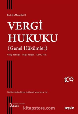 Vergi Hukuku (Genel Hükümler)
