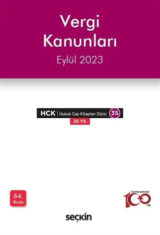Vergi Kanunları - Eylül 2023