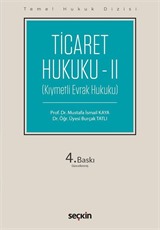 Ticaret Hukuku  II (THD)