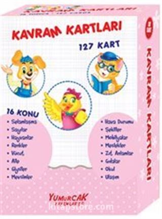 Yumurcak Kavram Kartları (127 Kart)