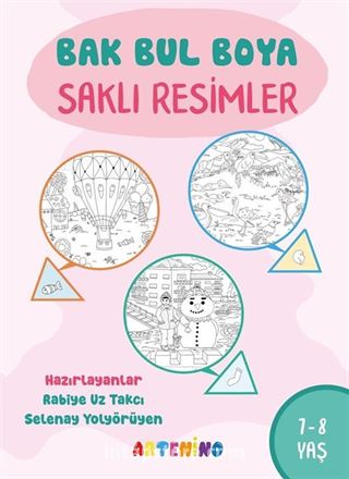 Bak Bul Boya Saklı Resimler 7-8 Yaş