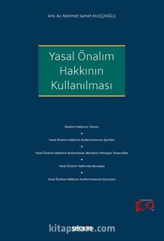 Yasal Önalım Hakkının Kullanılması