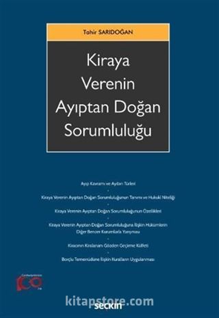 Kiraya Verenin Ayıptan Doğan Sorumluluğu