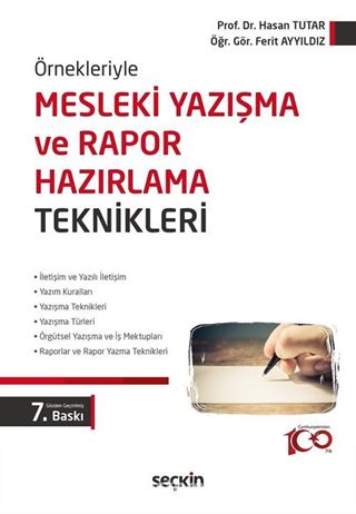 Mesleki Yazışma ve Rapor Hazırlama Teknikleri