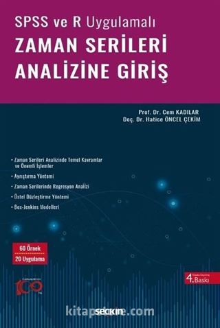 SPSS ve R Uygulamalı Zaman Serileri Analizine Giriş