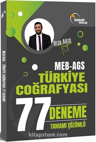 MEB AGS Türkiye Coğrafyası 77 Deneme (Tamamı Çözümlü)