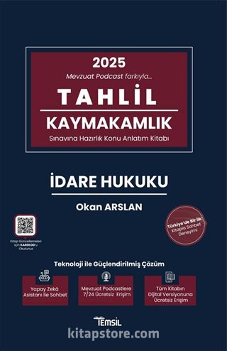 Tahlil İdare Hukuku Konu Anlatım Kitabı
