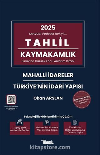 Tahlil Mahalli İdareler ve Türkiye'nin İdari Yapısı Konu Anlatım Kitabı