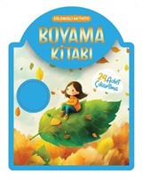 Çıkartmalı Boyama Kitabı Mavi