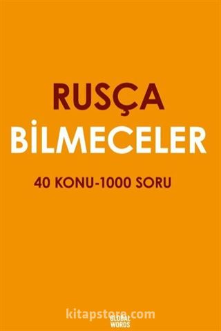 Rusça Bilmeceler 40 Konu-1000 Soru