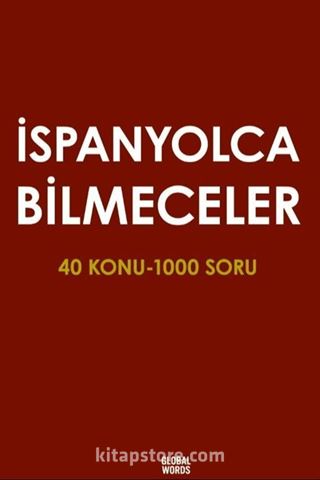 İspanyolca Bilmeceler 40 Konu-1000 Soru