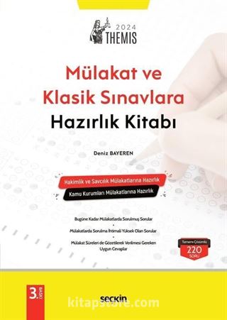THEMIS - Mülakat ve Klasik Sınavlara Hazırlık Kitabı