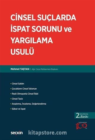 Cinsel Suçlarda İspat Sorunu ve Yargılama Usulü
